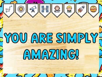 YOU ARE SIMPLY AMAZING! Universe Bulletin Board Kit & Door Décor
