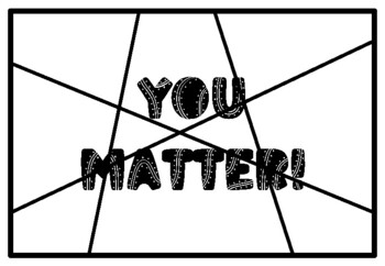 YOU MATTER! Mountains Coloring Pages