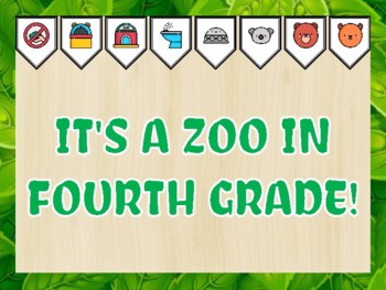 Zoo Bulletin Board Kit & Door Décor, IT'S A ZOO IN FOURTH GRADE!