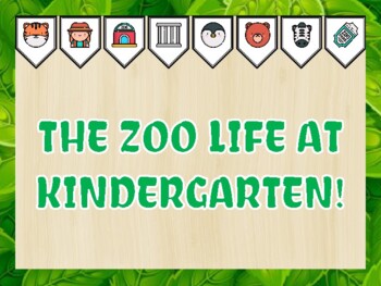 Zoo Bulletin Board Kit & Door Décor, THE ZOO LIFE AT KINDERGARTEN!