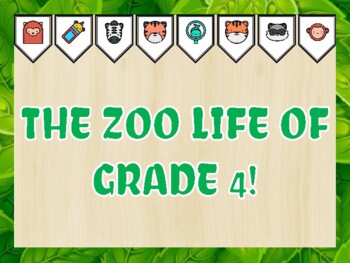 Zoo Bulletin Board Kit & Door Décor, THE ZOO LIFE OF GRADE 4!