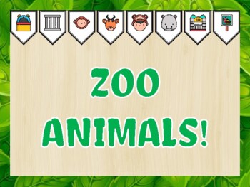 Zoo Bulletin Board Kit & Door Décor, ZOO ANIMALS!