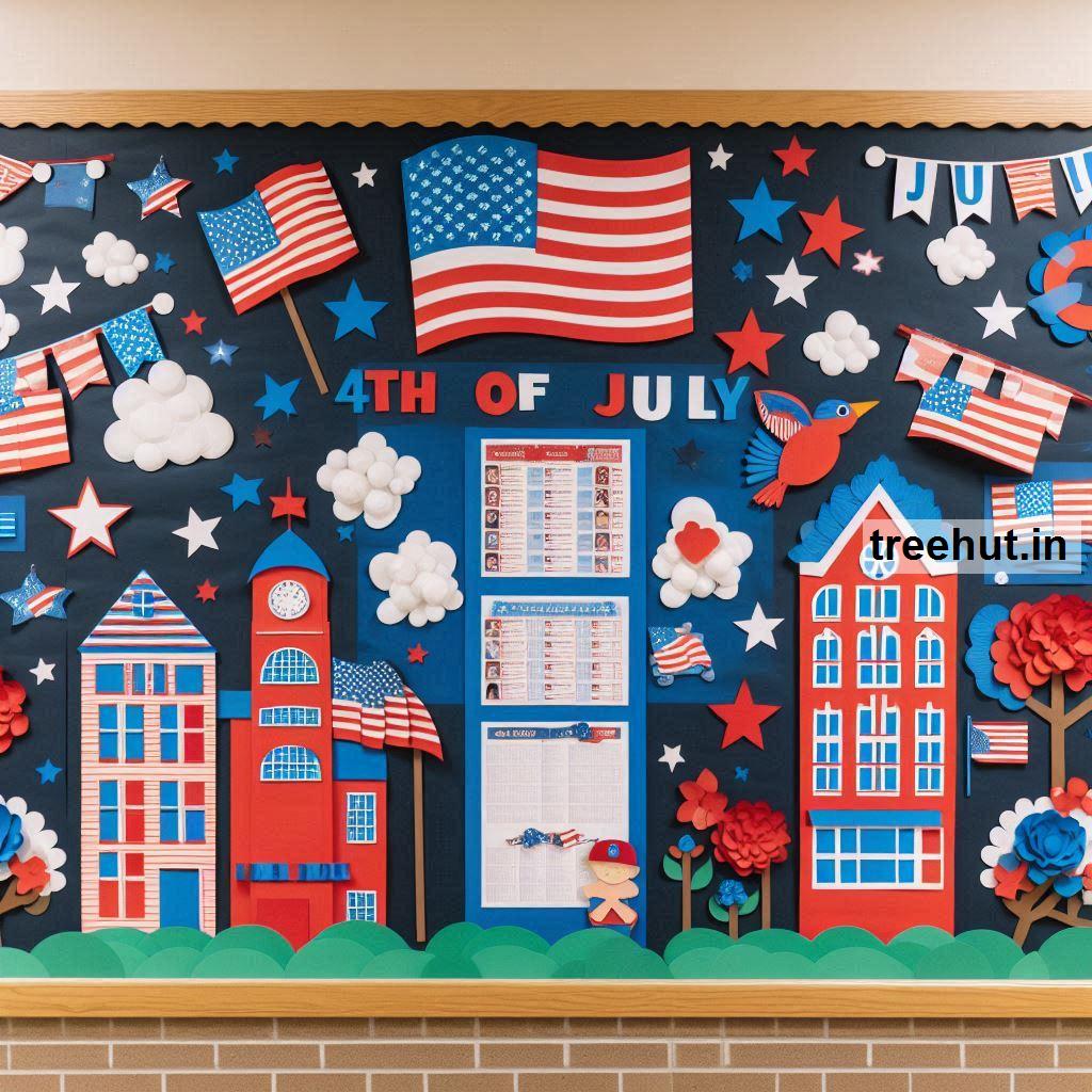 4th of July Bulletin Board Ideas, School Bulletin Board Ideas, Summer Bulletin Board Ideas