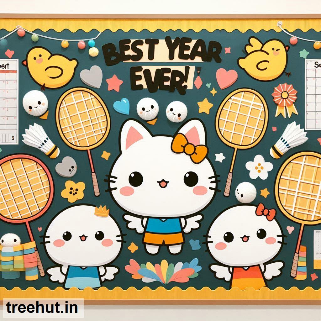 Badminton, End of Year Bulletin Board Ideas, Best Year Ever