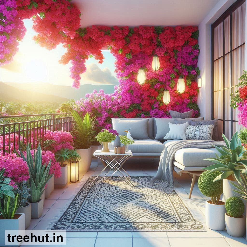 Bougainvillea Balcony Design Ideas