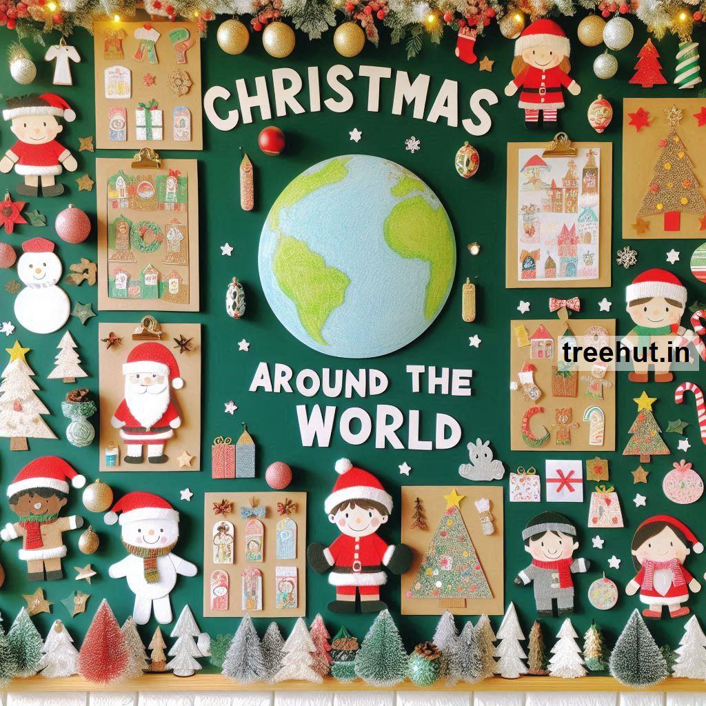 Christmas Around the World Bulletin Board Ideas and Classroom Activities, Christmas Bulletin Board Decoration Ideas