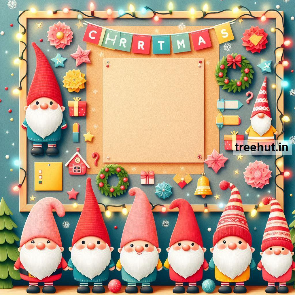 Christmas Gnome Bulletin Board and Classroom Activity Ideas for Elementary School