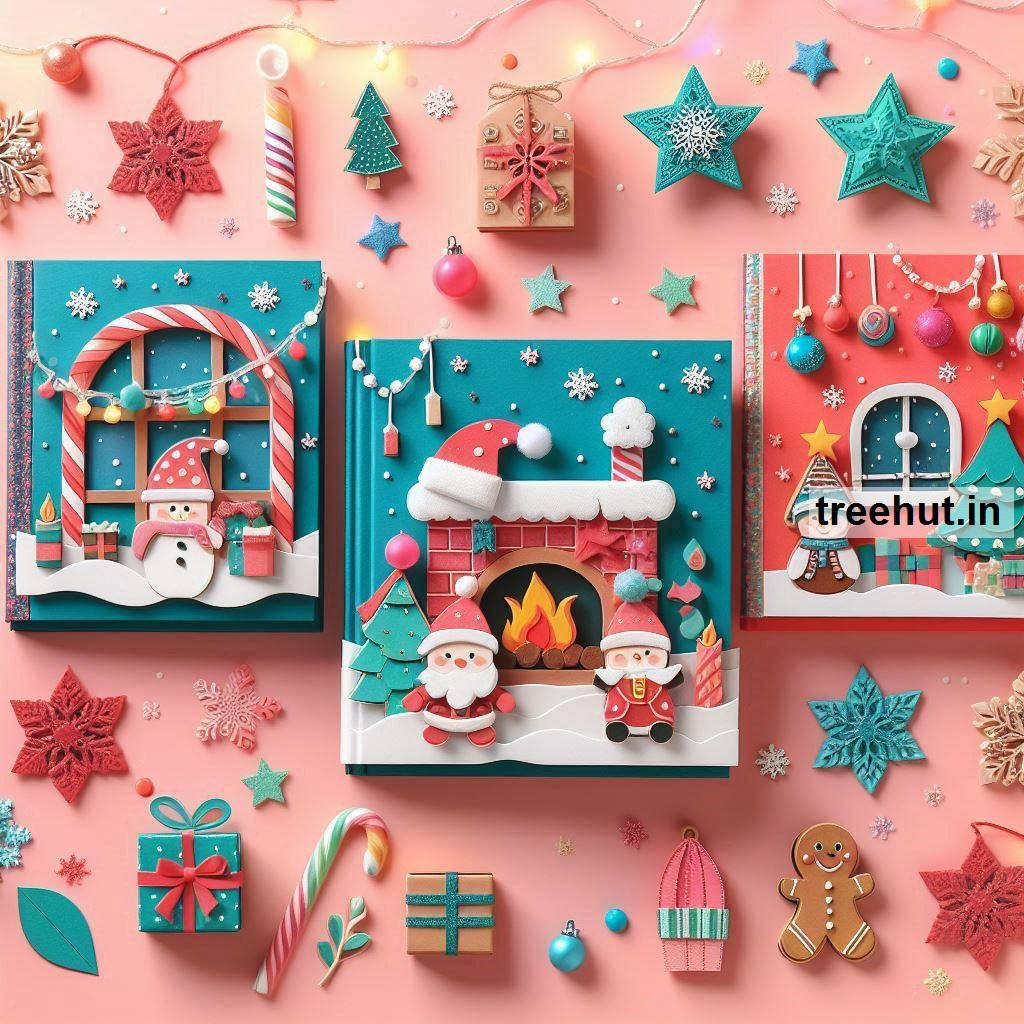 Christmas Story Books Paper Craft Ideas, Christmas Decoration Ideas for Family Activity and Classroom Activity