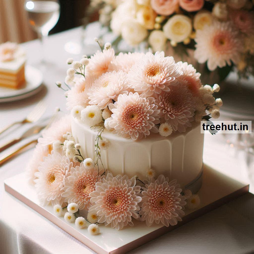 Chrysanthemum Cake Decoration Ideas