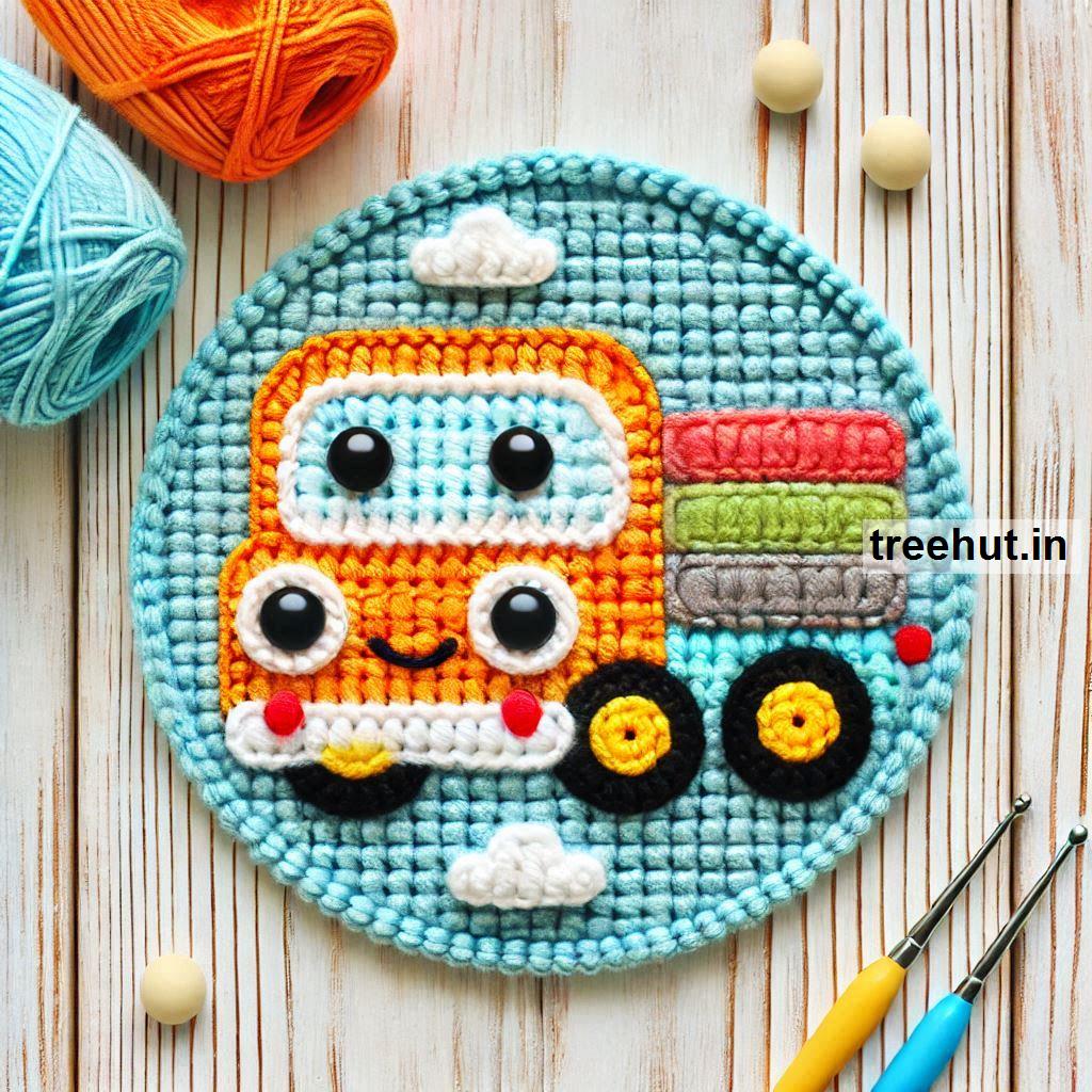 Crochet Truck Ideas with Leftover Yarn