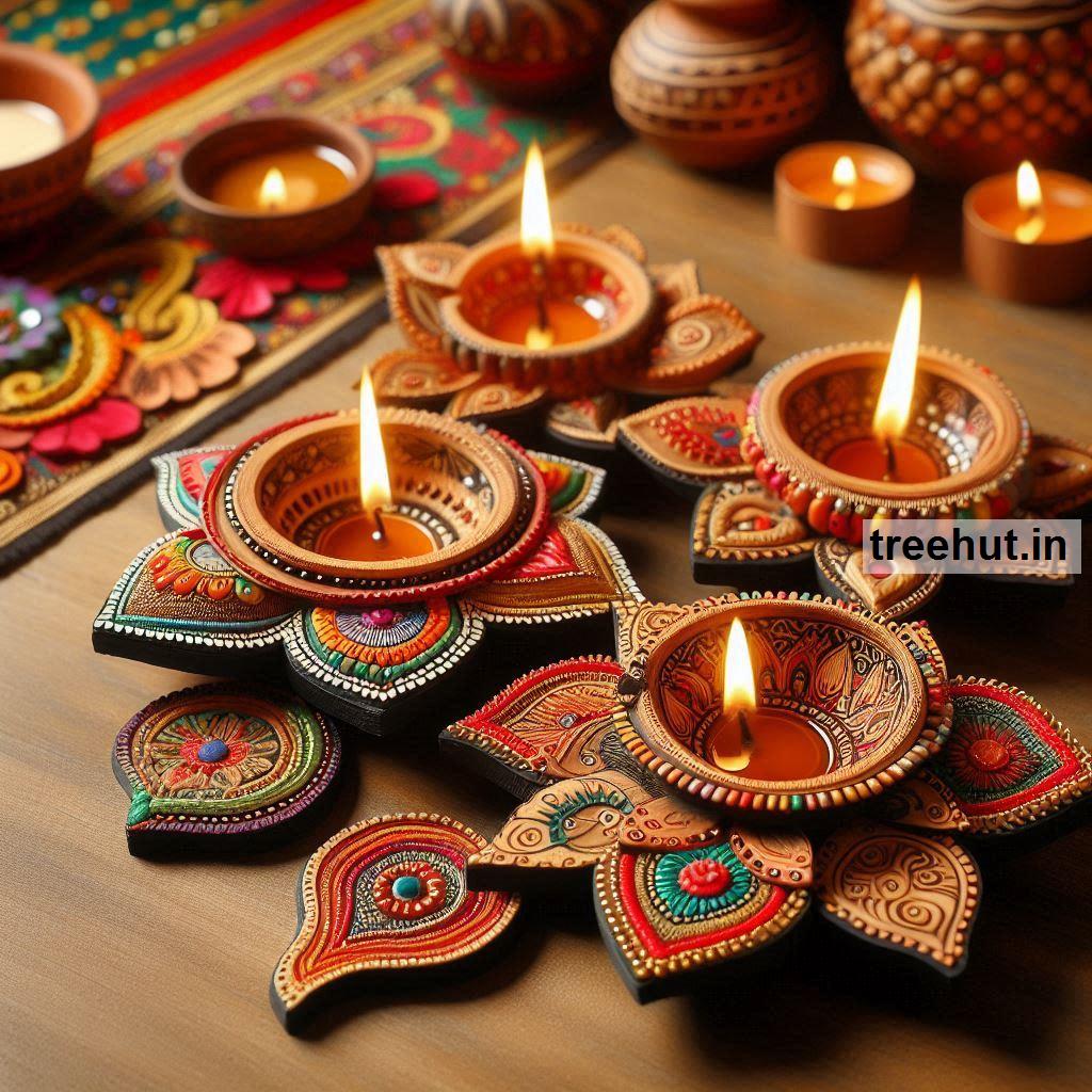 DIY Diwali Diya Holder Decoration Ideas and Techniques, Diwali Diya Craft Ideas and Diwali Diya  Decoration Techniques