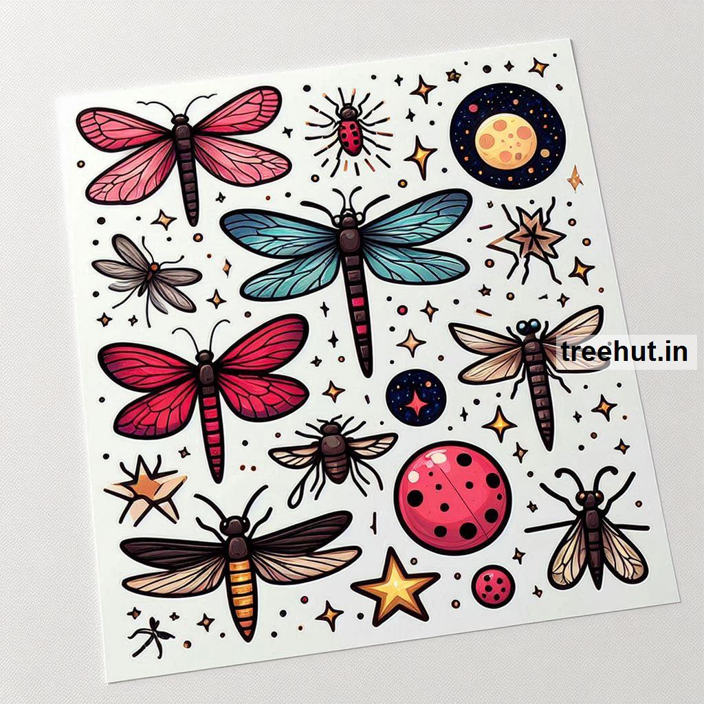 Firefly Sticker Craft Ideas for Kids,
