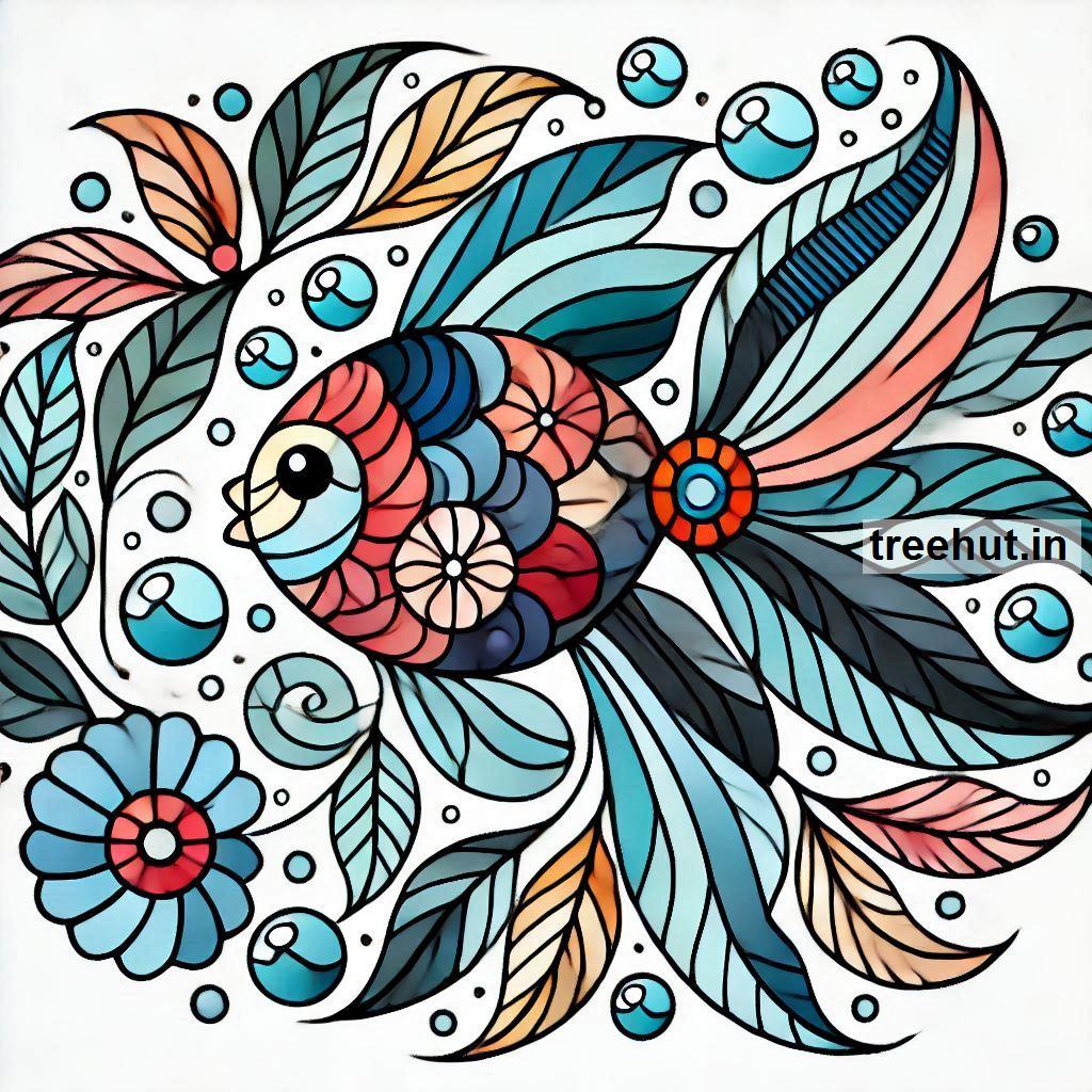 Fish Stain Glass Painting Ideas