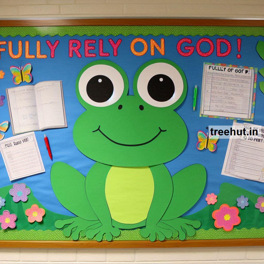 Frog bulletin board ideas, summer bulletin board