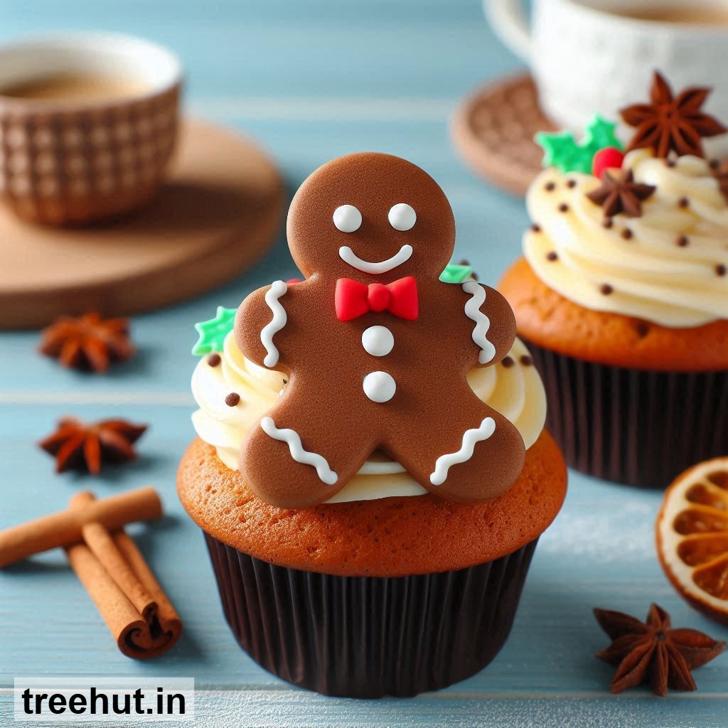 Gingerbread Man Cupcake Ideas, Mini Cake Ideas, Cake Decoration Ideas