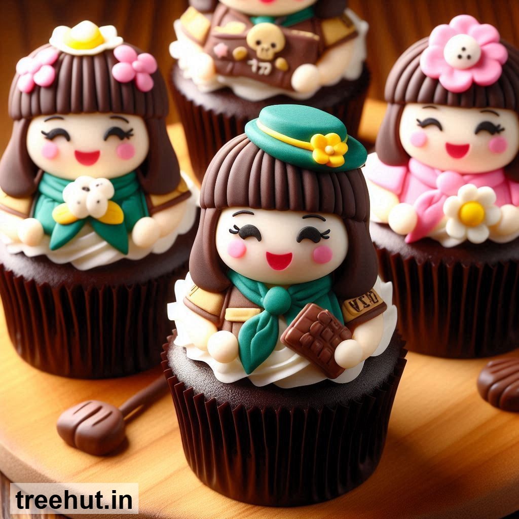 Girl Scouts Cupcake Ideas, Mini Cake Ideas, Cake Decoration Ideas