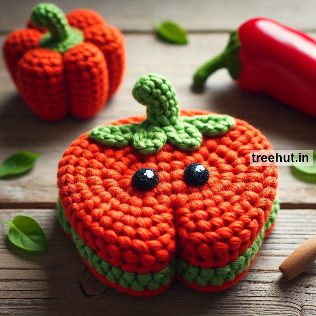 How to make crochet bellpeppers
