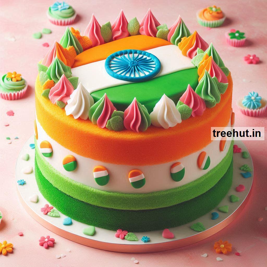 Indian Tricolor Cake Decoration Ideas with Cake Decoration Techniques and Tips