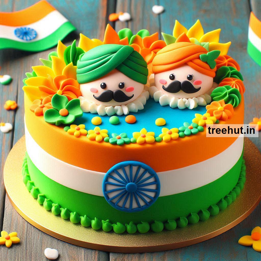 Indian Tricolor Cake Decoration Ideas with Cake Decoration Techniques and Tips