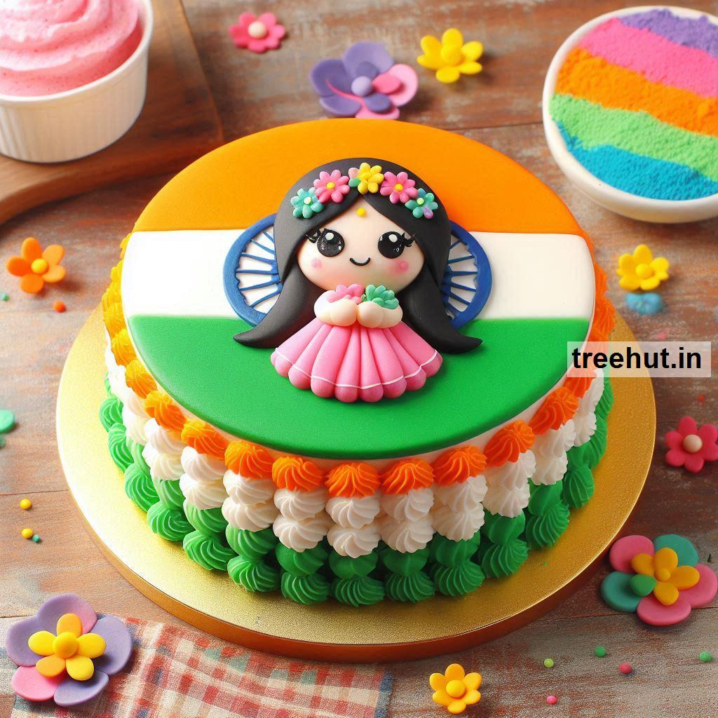Indian Tricolor Cake Decoration Ideas with Cake Decoration Techniques and Tips