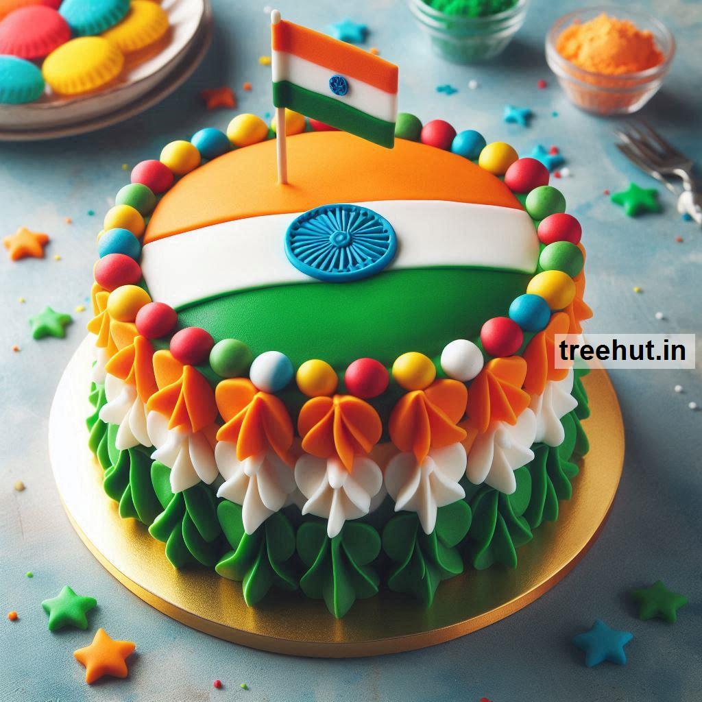 Indian Tricolor Cake Decoration Ideas with Cake Decoration Techniques and Tips