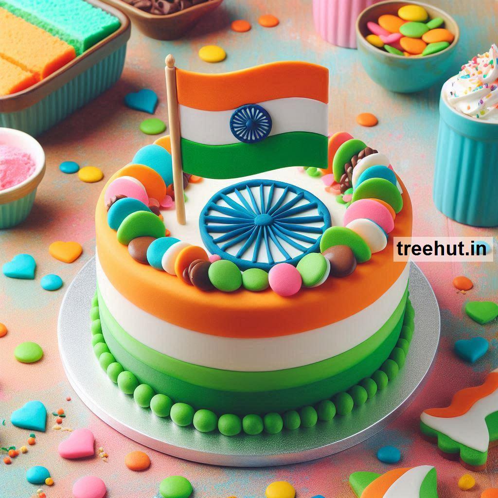 Indian Tricolor Cake Decoration Ideas with Cake Decoration Techniques and Tips
