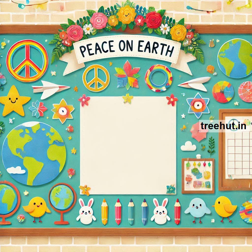Peace on Earth Bulletin Board Ideas, Door Posters and Classroom Activities