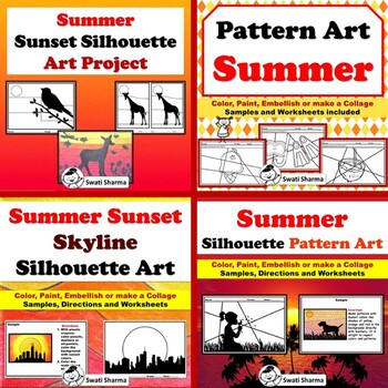 Elementary Summer Art Project Bundle
