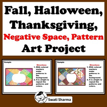 Fall, Halloween, Thanksgiving, Negative Space, Pattern Art Project
