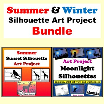 Summer & Winter Silhouette Art Project Bundle