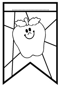 Fall, Halloween and Thanksgiving, Pattern Art Pennants, Classroom Decor