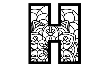 ‘Happy Diwali’, Mandala Style 2 Letters to Color, Classroom Decor, Ancient India