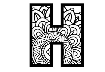 ‘Happy Diwali’, Mandala Style 3 Letters to Color, Classroom Decor, Ancient India