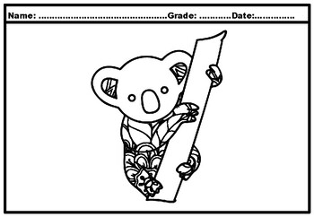 Australian Animals, Pattern Coloring, Painting Art Project, Art Sub Plan