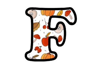 Autumn, Fall Theme Letters, Numbers and Symbols, Fall Classroom Decor