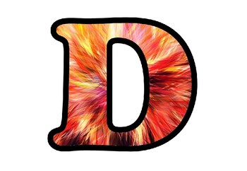 Fall Bulletin Board Letters, Numbers and Symbols, Classroom Decor Fall Alphabets