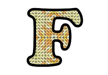 Tiled Bulletin Board Letters, Numbers and Symbols, Tiles Classroom Decor