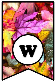 'We Are Unbe‘Leaf’able', Fall Bulletin Board Pennant Sayings Banner, Fall Decor