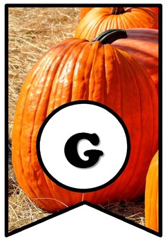 God’s Pumpkin Patch, Fall Bulletin Board Sayings Pennant Banner, Classroom Decor
