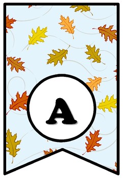 Fall Is In The Air, Fall Bulletin Board Sayings, Pennant, Fall Classroom Decor