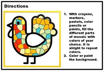 Fall, Halloween, Thanksgiving, Mosaic Pattern Coloring, Elementary Art Project,