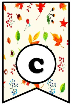 Fall Bulletin Board Pennant Sayings Banner, Welcome Fall, Classroom Decor