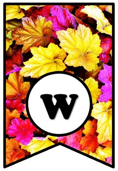 We Are Falling In Love With Reading, Fall Bulletin Board Sayings Pennant Banner