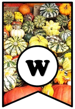 Fall Bulletin Board Sayings Pennant Banner, Welcome To Our Pumpkin Patch, Decor