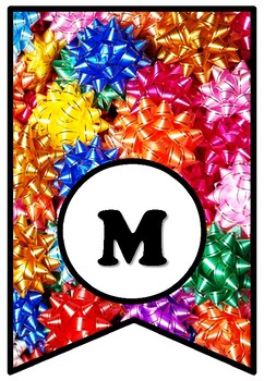 Merry and Bright, Christmas Bulletin Board Sayings Pennant Banner, Class Decor