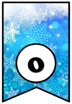 Our Winter Wonderland, WINTER LETTERS Bulletin Board Sayings Pennant Banner