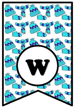 We’re Smitten With Learning, Winter, Snow, Bulletin Board Sayings Pennant Banner