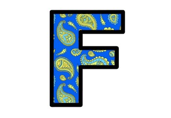 Blue Paisley, Bulletin Board Letters, Classroom Decor, Ancient India Project