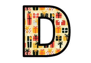 Christmas Gifts, Bulletin Board Letters, Classroom Decor, Birthday Gifts Letters