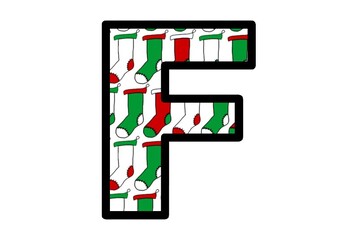 Christmas Stockings, Bulletin Board Letters, Classroom Decor